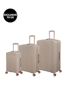 IT Luggage Luxuriate 3pc Suitcase Set - Taupe