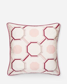 Trellis Chain Satin Cushion Cover