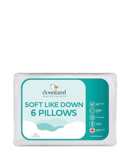 Downland Soft Like Down Pack of 6 Pillows