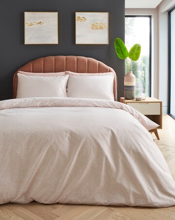 Nim Dotty Duvet Cover Set - Blush