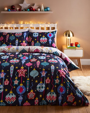 Festive Bauble Duvet Cover Set
