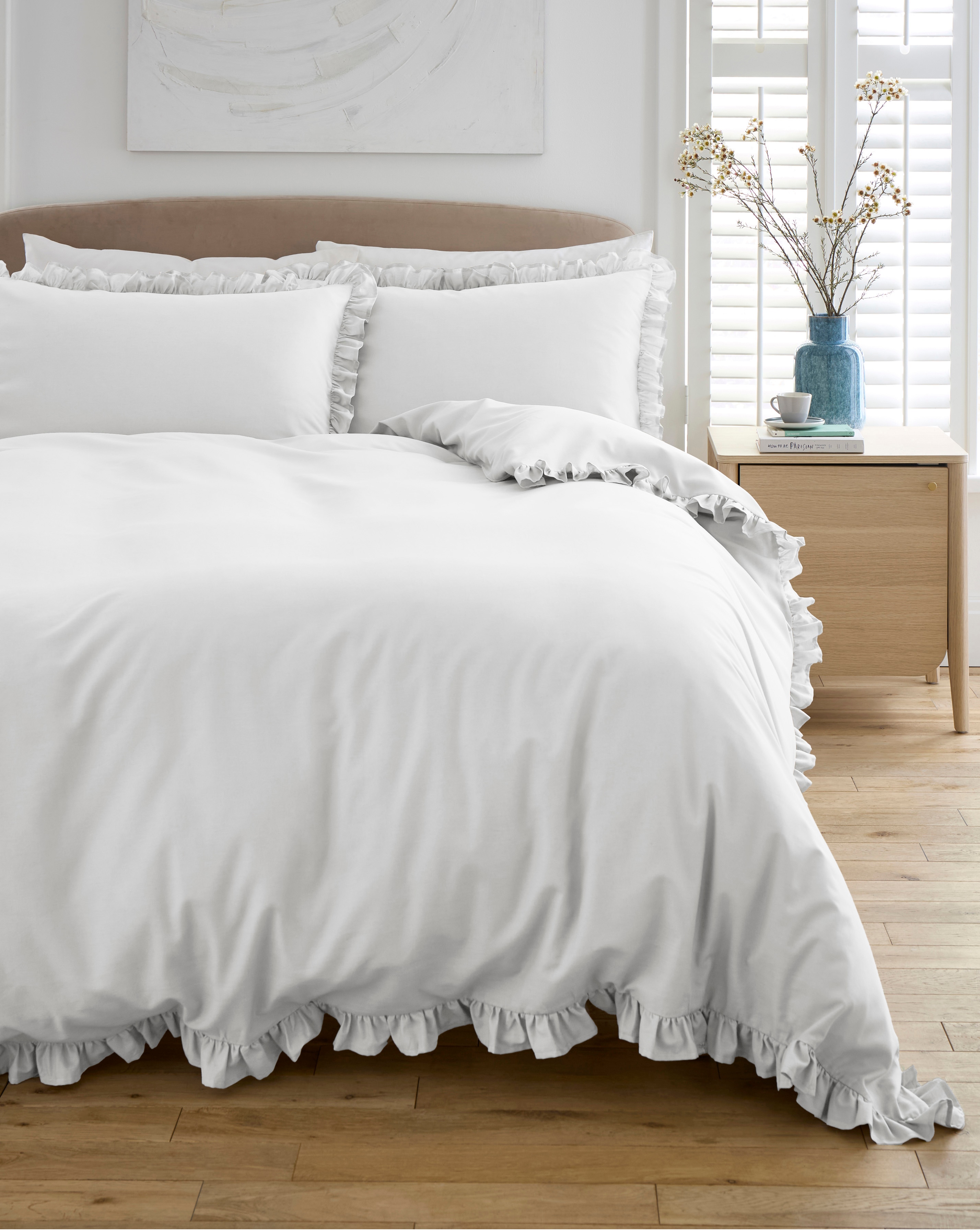 Ruffled Edge Duvet Set