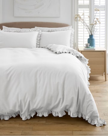 Ruffled Edge Duvet Cover Set