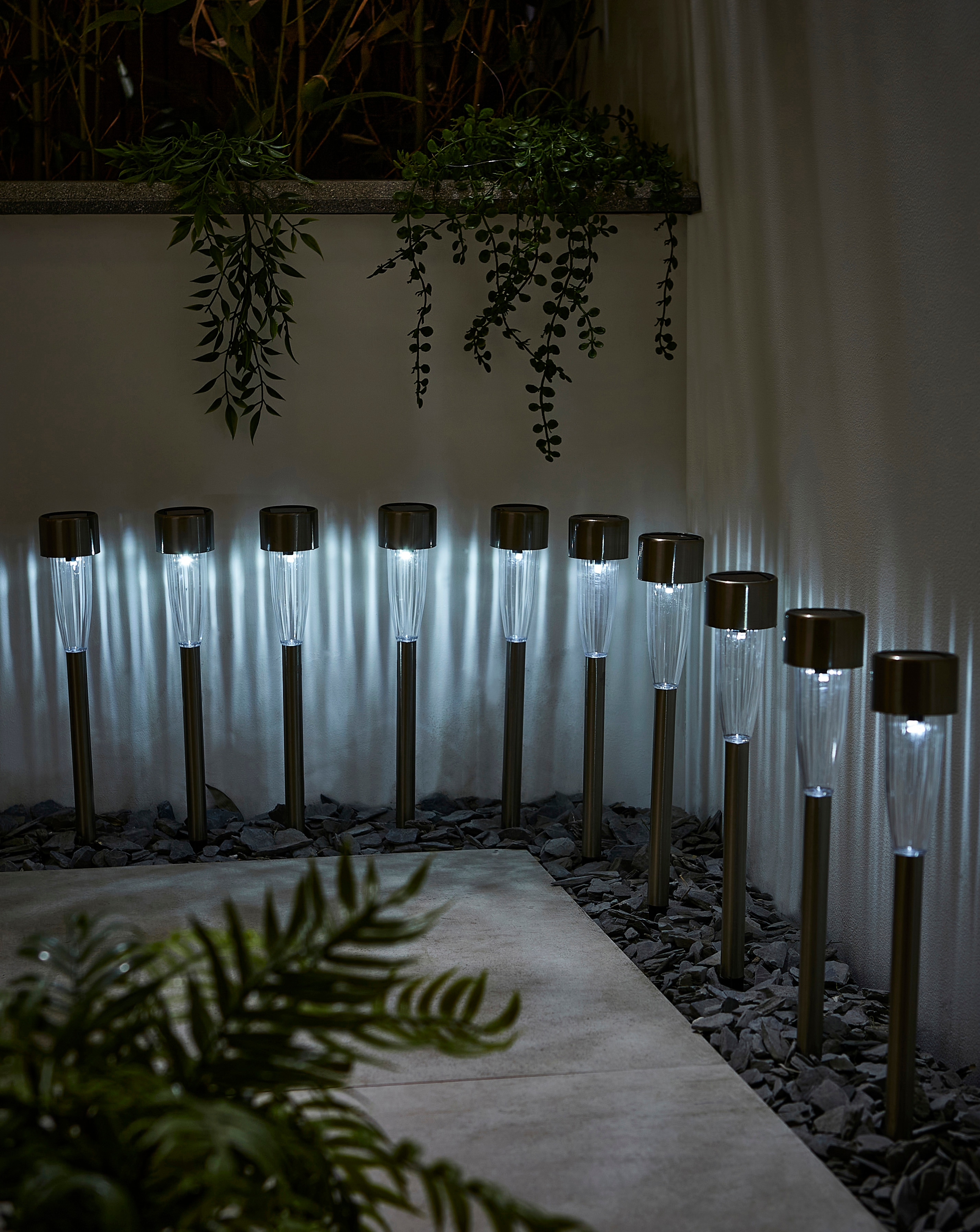 Solar Stake Lights - Set of 10