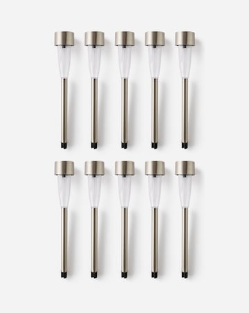 Solar Stake Lights - Set of 10