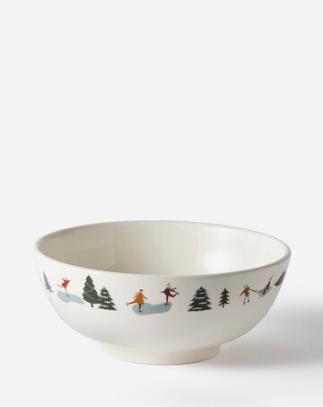 Joyful Winter Serving Bowl
