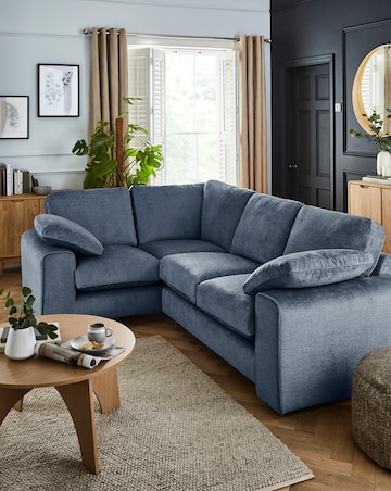 Hunter Chenille Left Hand Corner Sofa