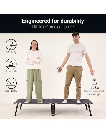 Jay-Be Compact Folding Bed with Mattress - Single