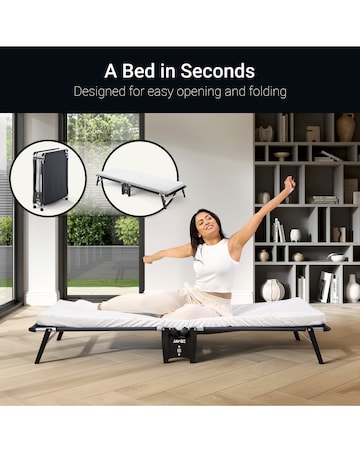 Jay-Be Hideaway Folding Bed with e-Fibre Mattress Single