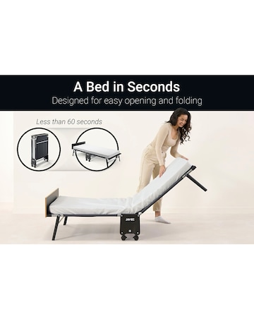 Jay-Be Rollaway Folding Bed with e-Fibre Mattress - Single