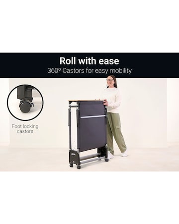 Jay-Be Rollaway Folding Bed with Memory Mattress - Single