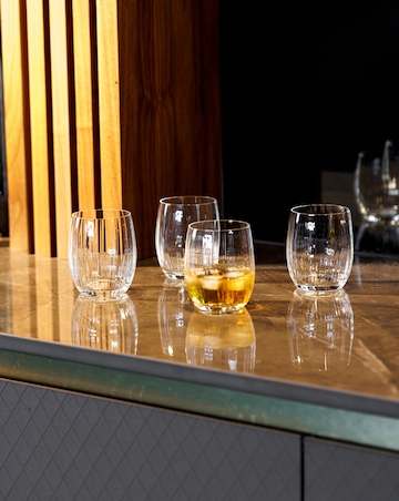 Mikasa Treviso Set of 4 Stemless Wine Glasses