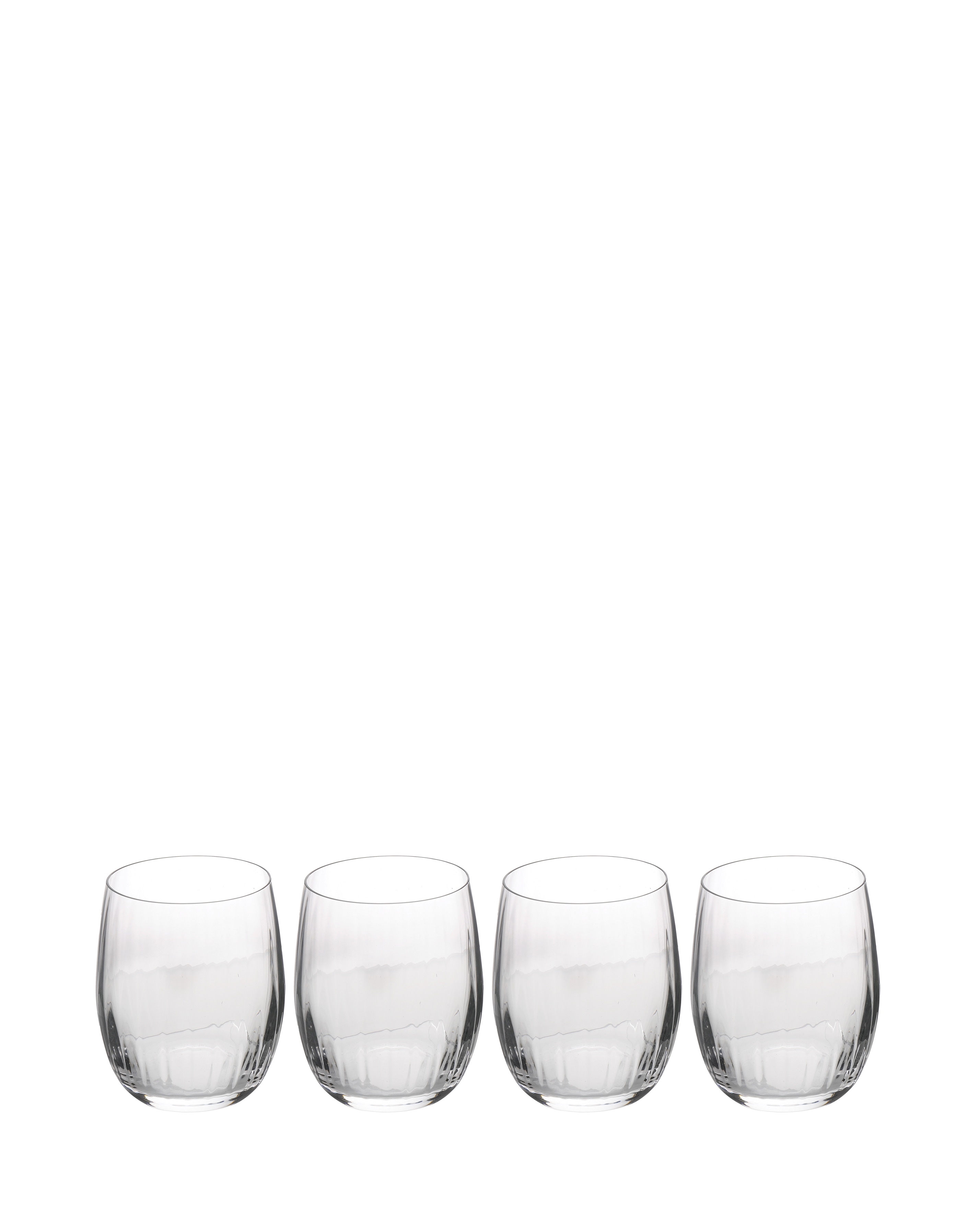 Mikasa Treviso Stemless Wine Glass Set