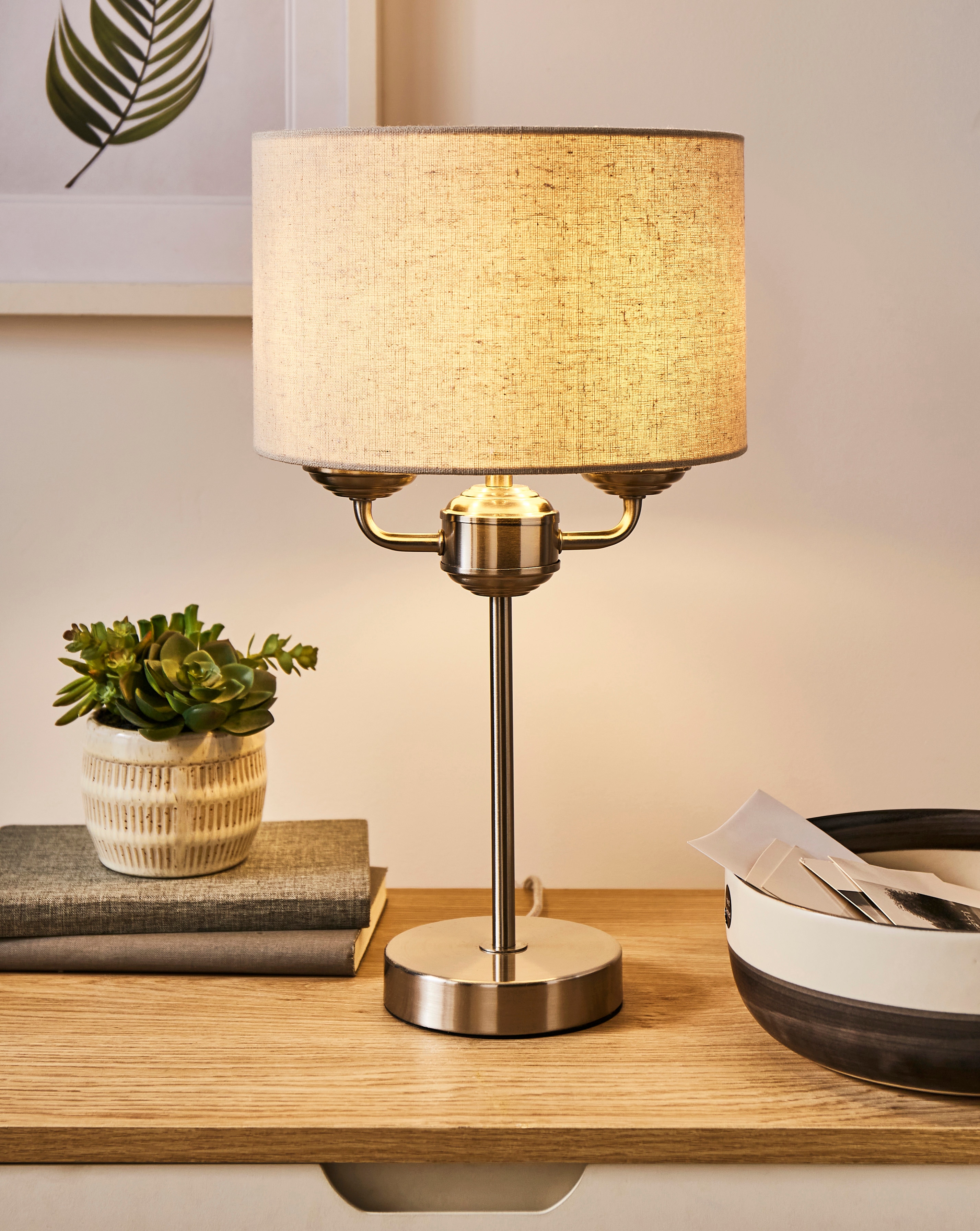 Fulford Brushed Table Lamp