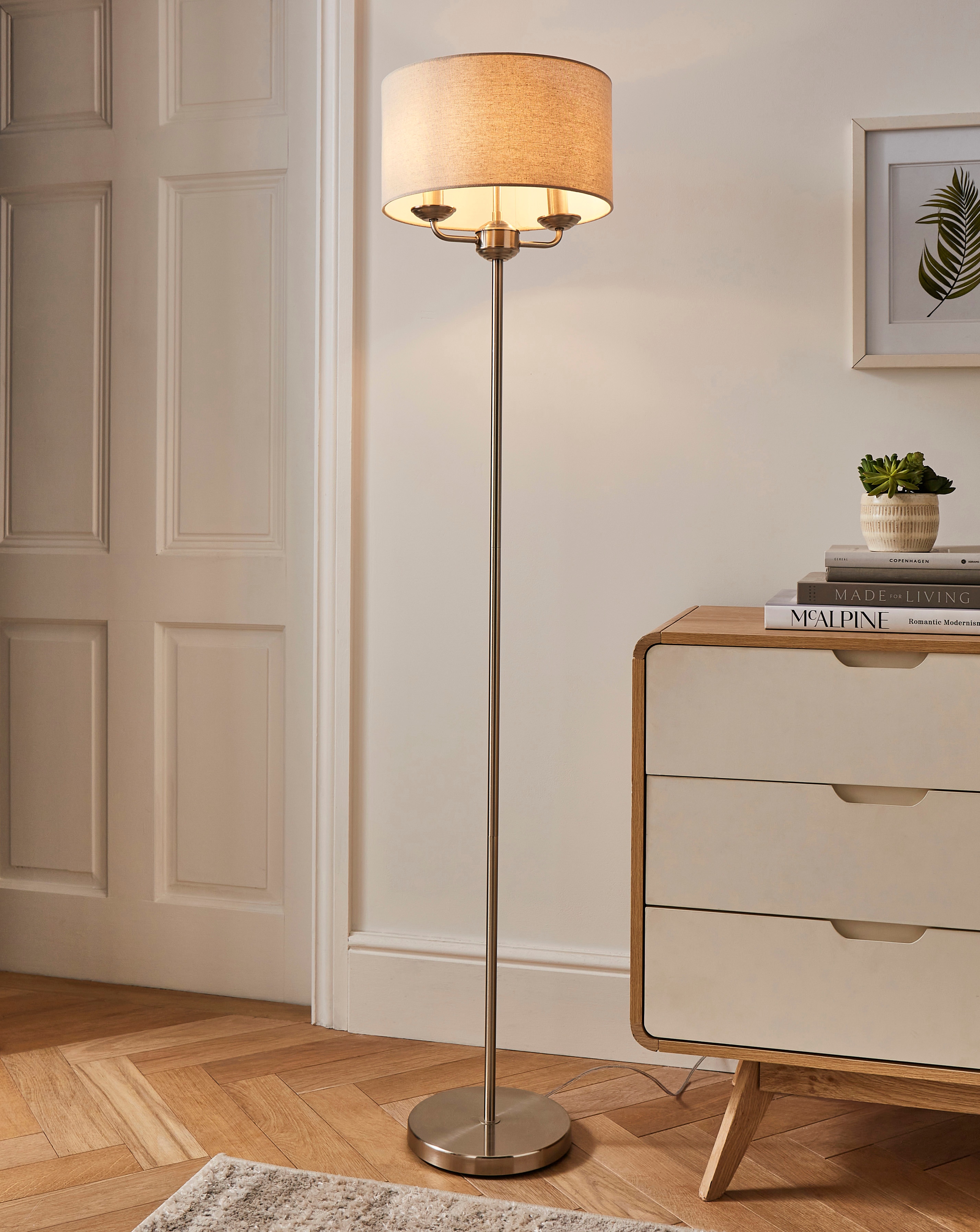 Fulford Brushed Floor Lamp