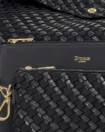 Dune Deliberate XL Woven Shoulder Bag