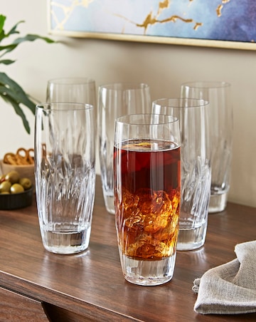 Luigi Bormioli Mixology Set Of 6 Hi-Ball Glasses