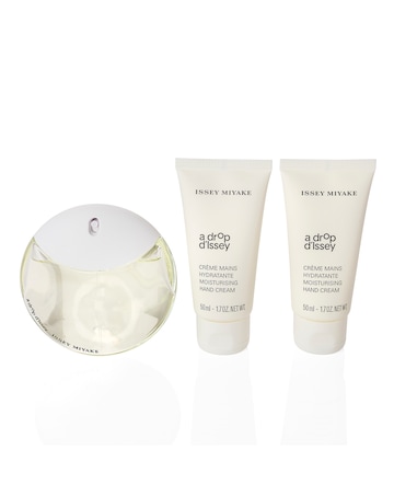 Issey Miyake A Drop D'Issey 50ml Eau De Parfum and Hand Cream Gift Set