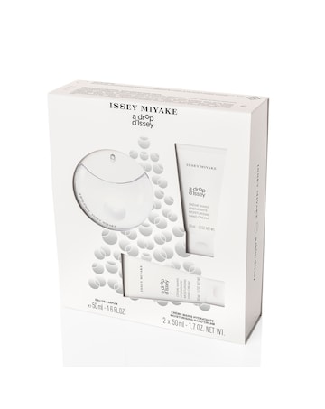 Issey Miyake A Drop D'Issey 50ml Eau De Parfum and Hand Cream Gift Set