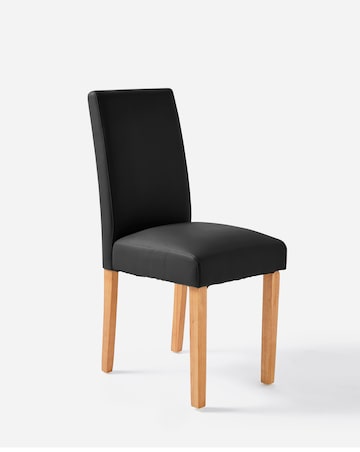 Dakota Small Dining Table with 4 Ava Faux Leather Chairs