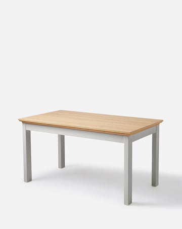 Julipa Ashford Table with 6 Ava Fabric Chairs