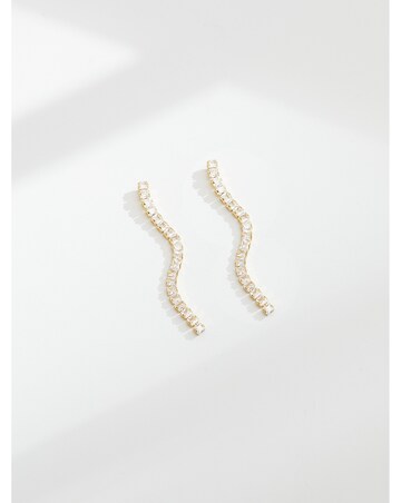 Inicio CZ Linear Earrings - Gift Pouch