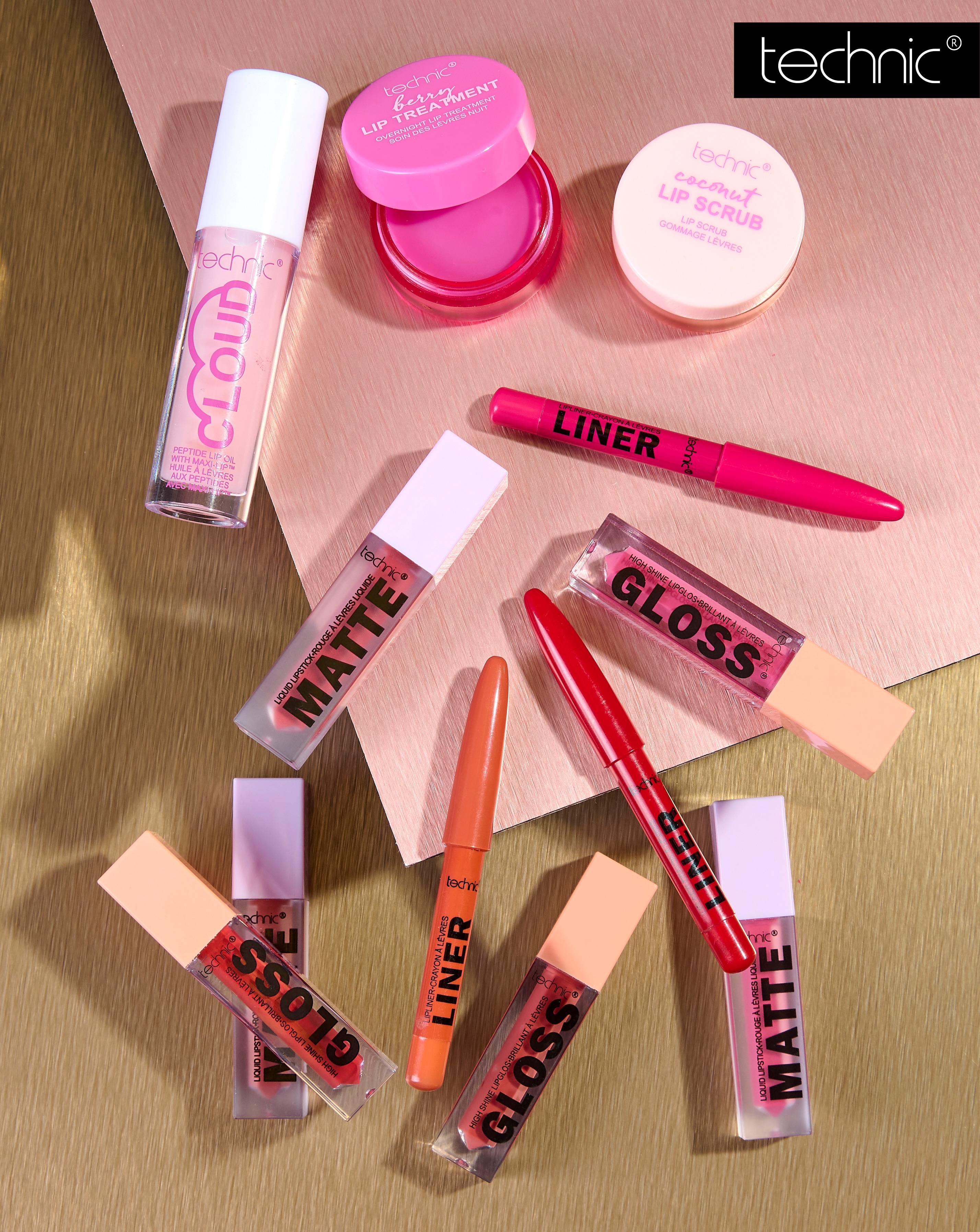 Technic Lipgloss & Lip Treatment Bundle