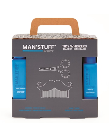 Man'Stuff Tidy Whiskers Beard Set