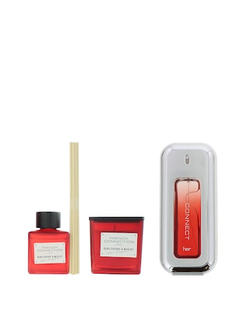 French Connection Diffuser and Candle Giftset and FCUK Connect 100ml Twin pack