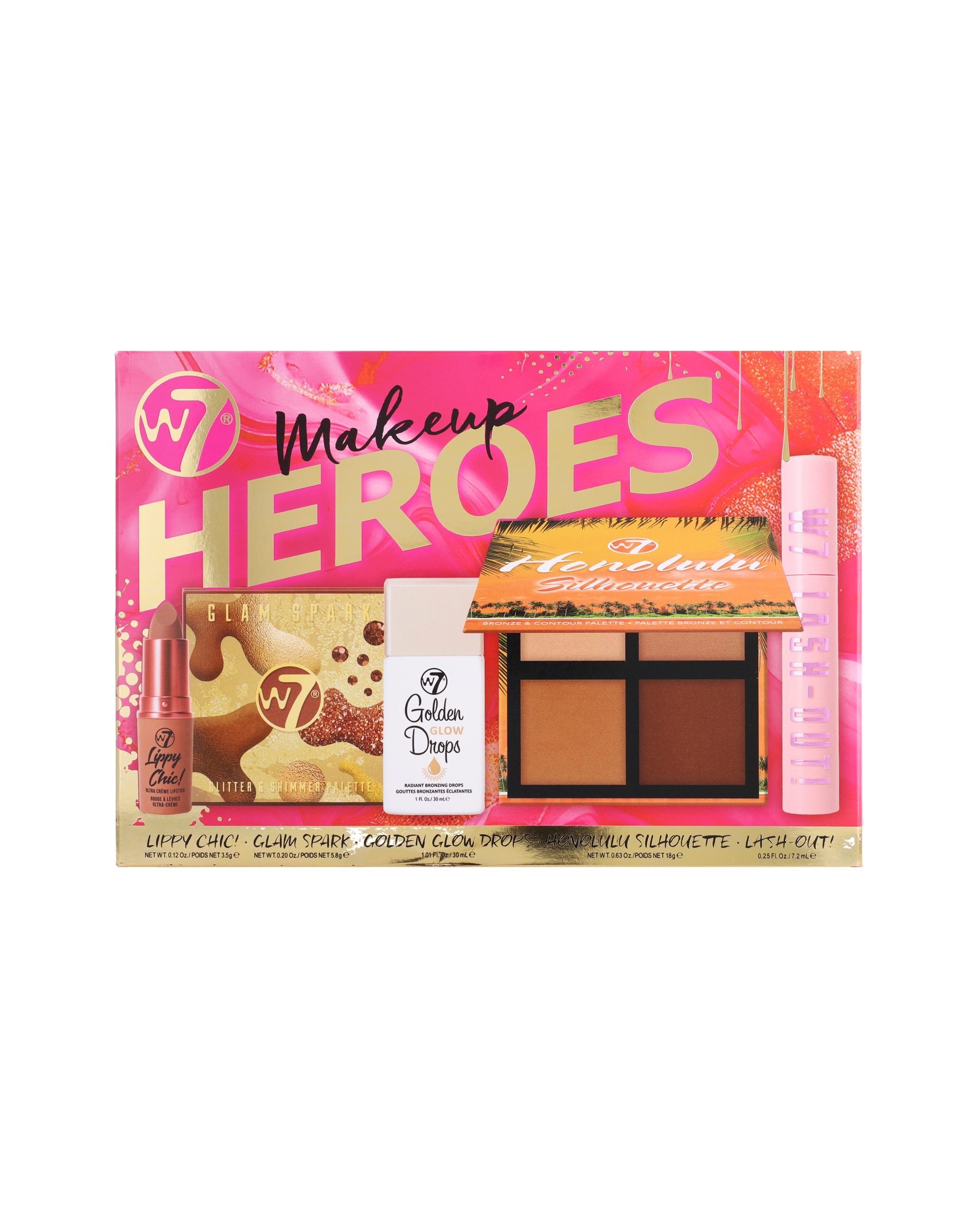 W7 Make up Hero's gift