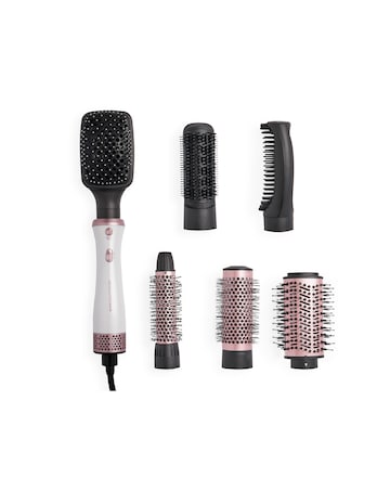 Revolution Haircare Mega Blow Out Hot Air Brush Set 6-in1