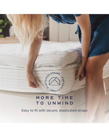 Snuggledown Luxurious Hotel Extra Deep 10cm Mattress Topper