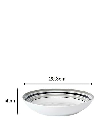 Waterside Brompton Grey 80 Piece Dinner Set