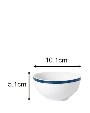 Waterside Blue Bistro 80 Piece Dinner Set