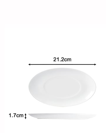 Waterside White Coupe 60 Piece Dinner Set