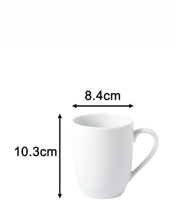 Waterside White Coupe 60 Piece Dinner Set