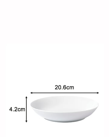 Waterside White Coupe 60 Piece Dinner Set