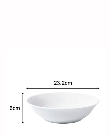 Waterside White Coupe 60 Piece Dinner Set