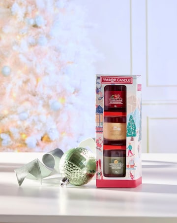 Yankee Candle Christmas Holiday Party Giftset 3 Mini Votive