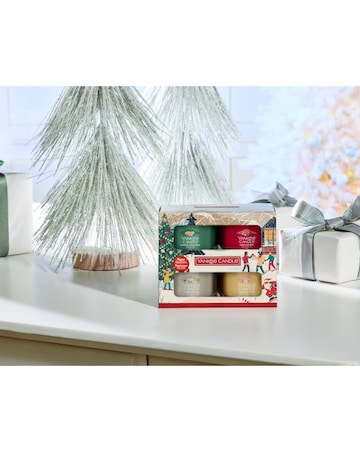 Yankee Candle Christmas Giftset 4 Mini Votive