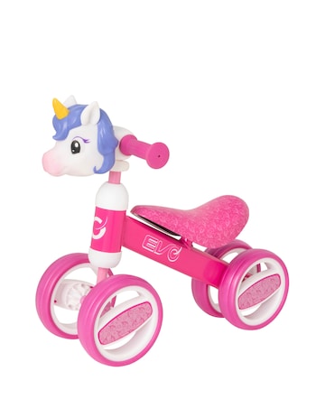 EVO Character Head Bobble Bike - Unicorn