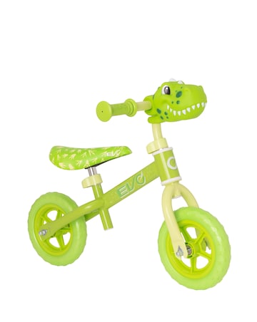 EVO Character Head 8 Inch Wheel Balance Bike - Dino