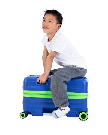 IT Luggage Trunkryder Kids Ride-On Suitcase - True Blue