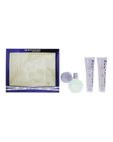 Ariana Grande Moonlight Eau De Parfum Body Souffle Shower Gel Giftset For Her