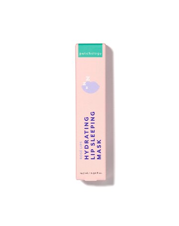 Patchology Rose Lip Mask Hydrating Overnight Lip Sleeping Mask