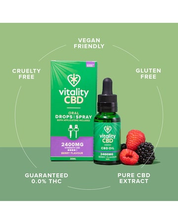 Vitality CBD Dual Applicator 2400mg Berry