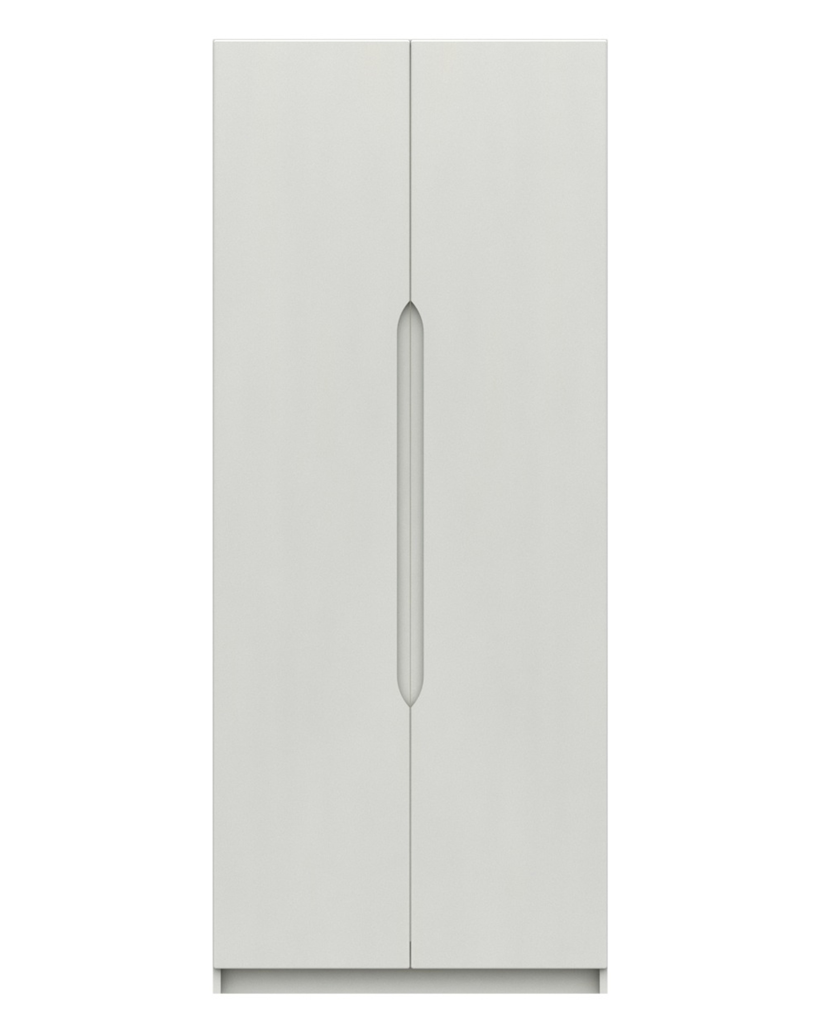 Sorrento Gloss Assembled 2 Door Wardrobe