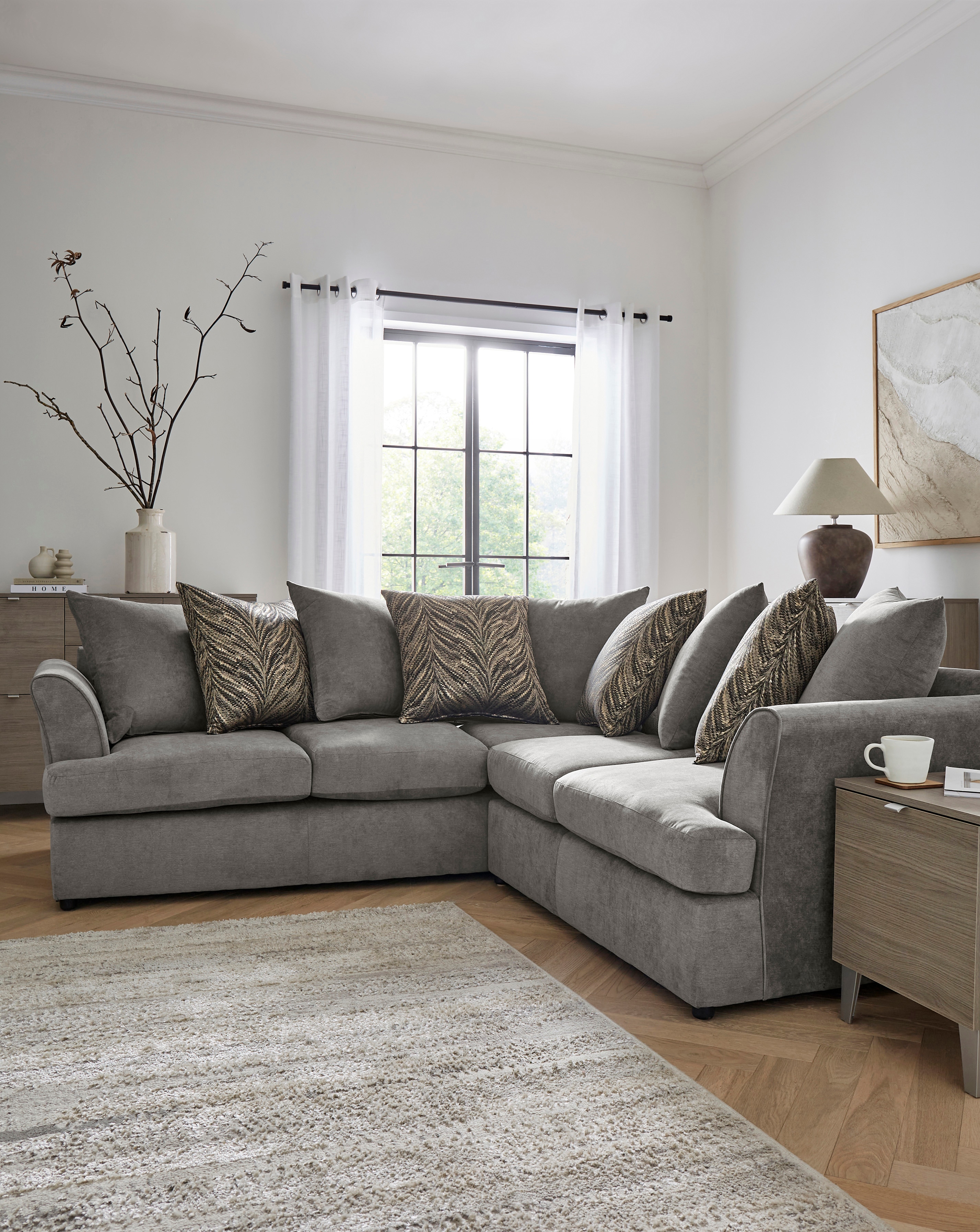 Mellors Chenille Corner Sofa
