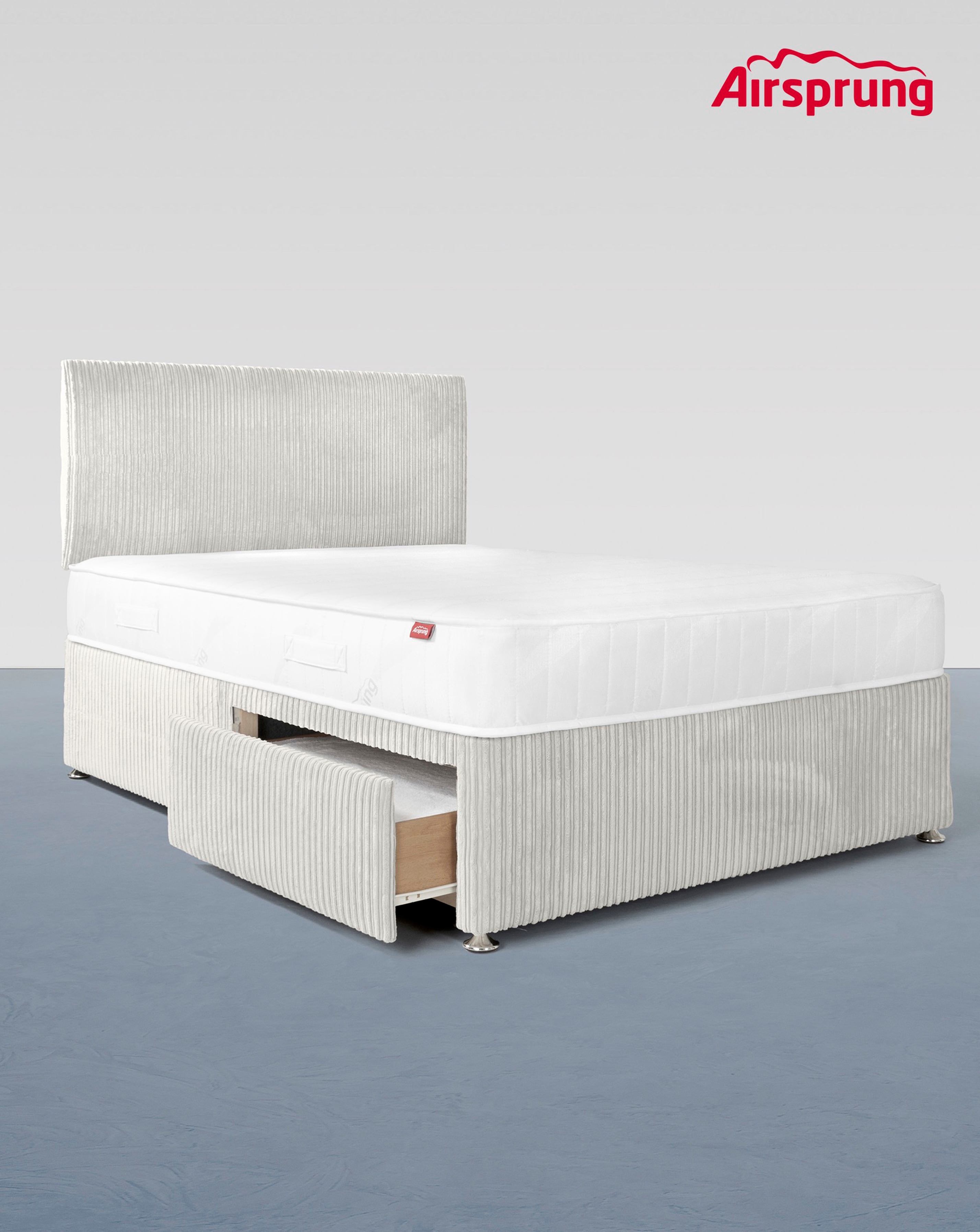 Airsprung Jumbo Cord Divan Set