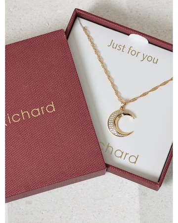 Jon Richard 18K Gold Plated Celestial Pendant - Gift Box